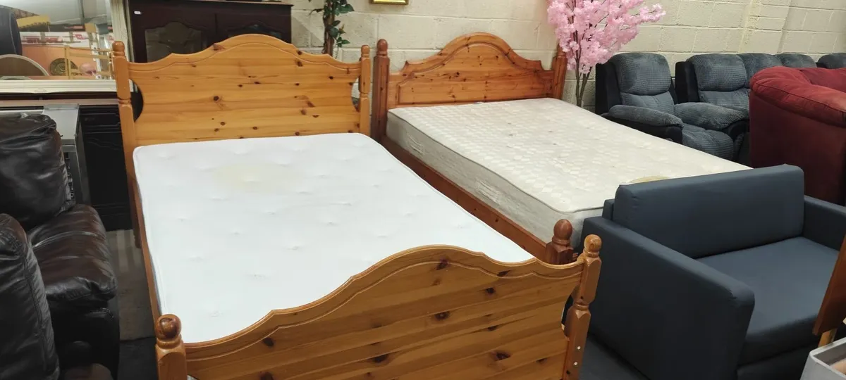 4Ft Solid Pine Bed - Image 4