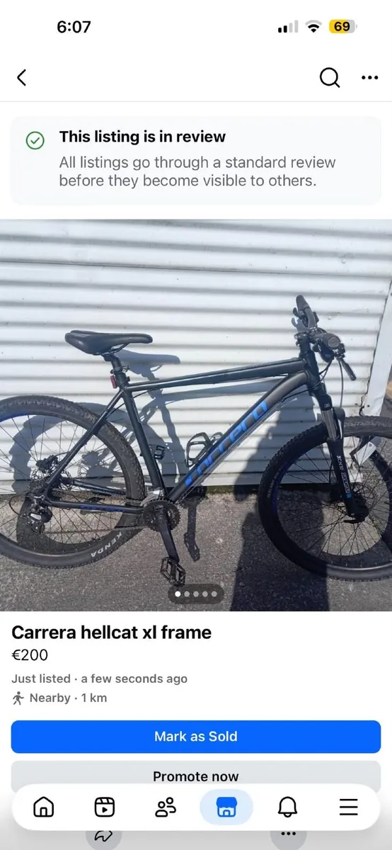 Carrera hellcat xl frame - Image 1