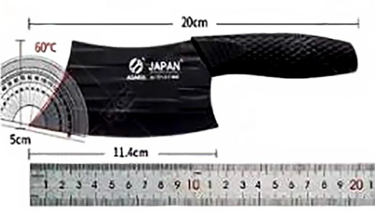 3 Black Kitchen Knives (brand New). - Image 3