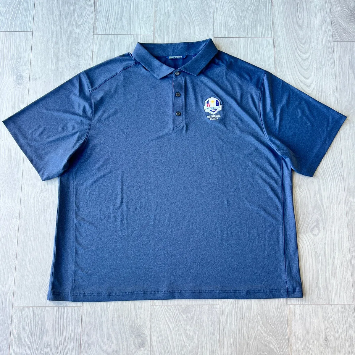 Cutter & Buck 2025 Ryder Cup Bethpage Black Polo - Image 1