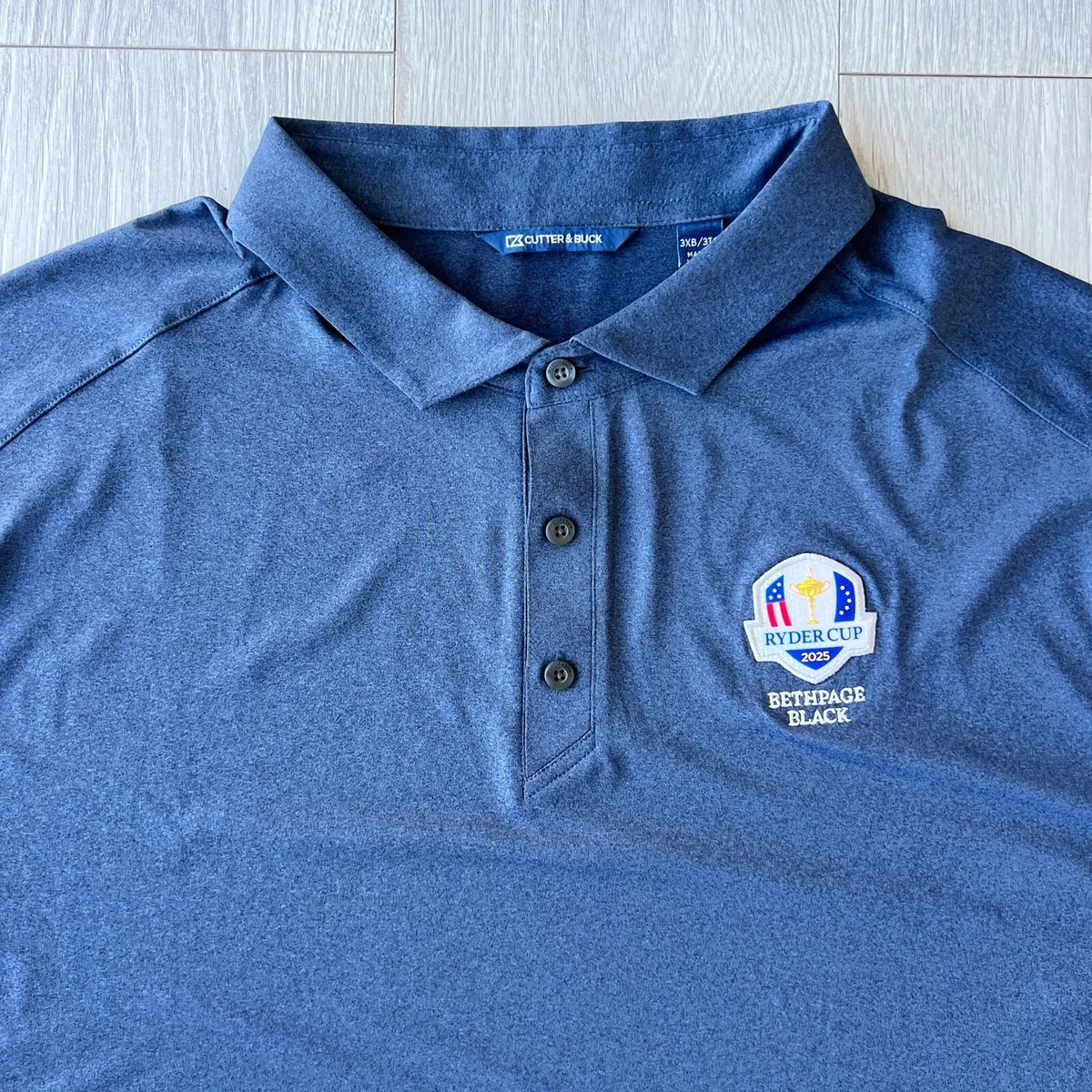 Cutter & Buck 2025 Ryder Cup Bethpage Black Polo - Image 2