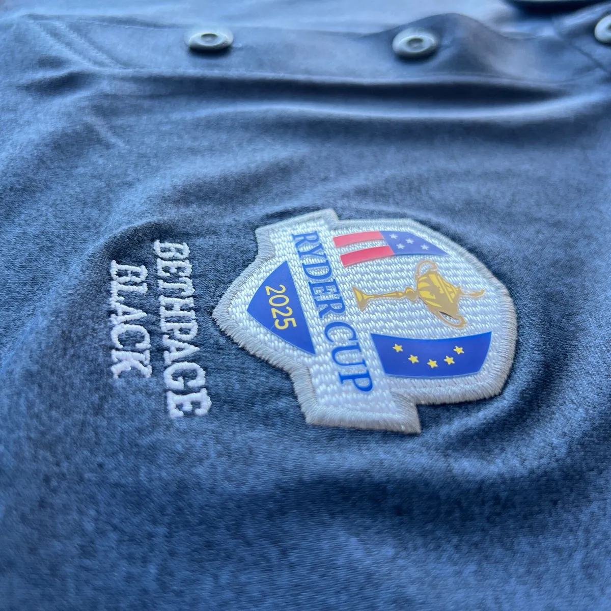 Cutter & Buck 2025 Ryder Cup Bethpage Black Polo - Image 3