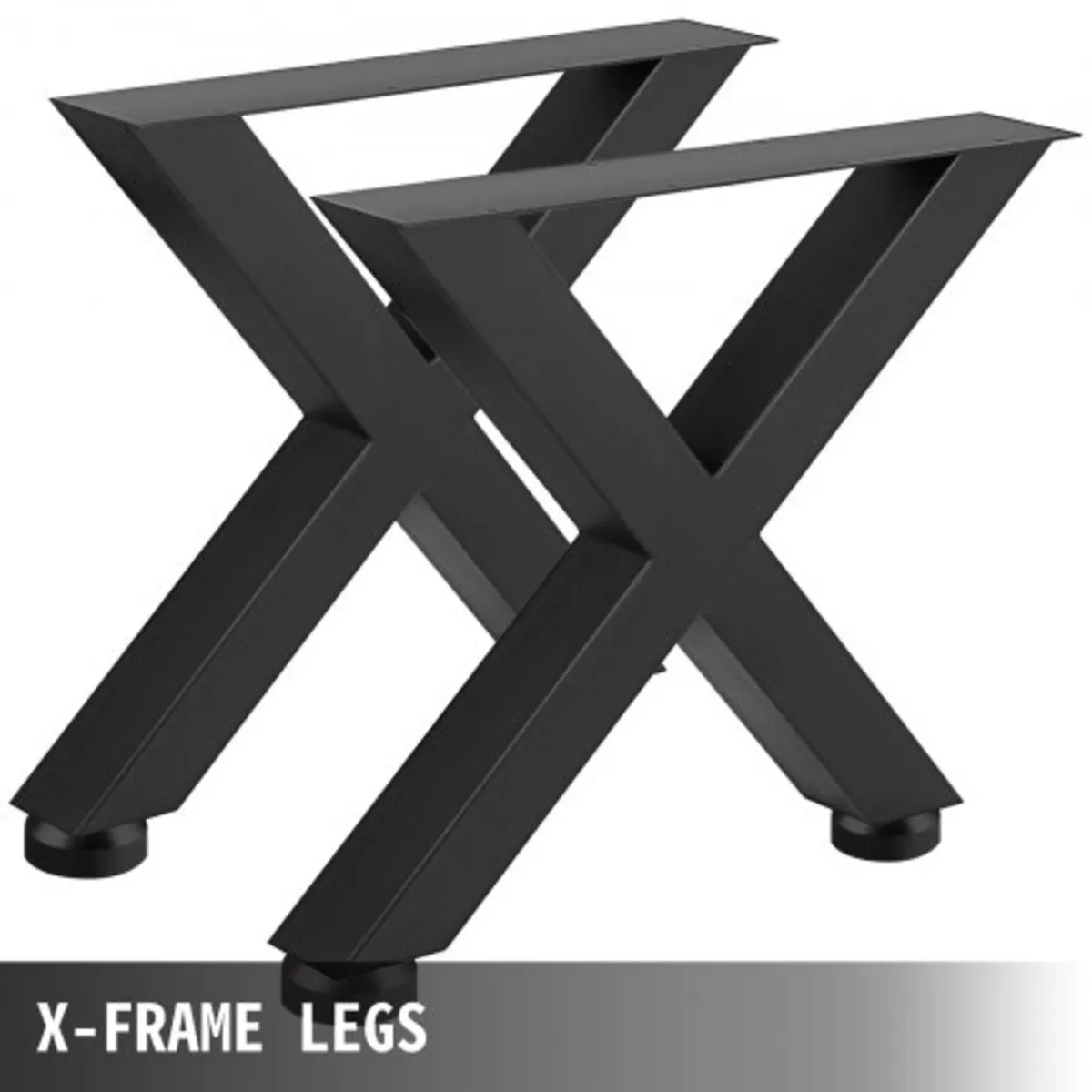 Metal Table Legs 28.4 x 31.1 Inch Black Table Legs - Image 1