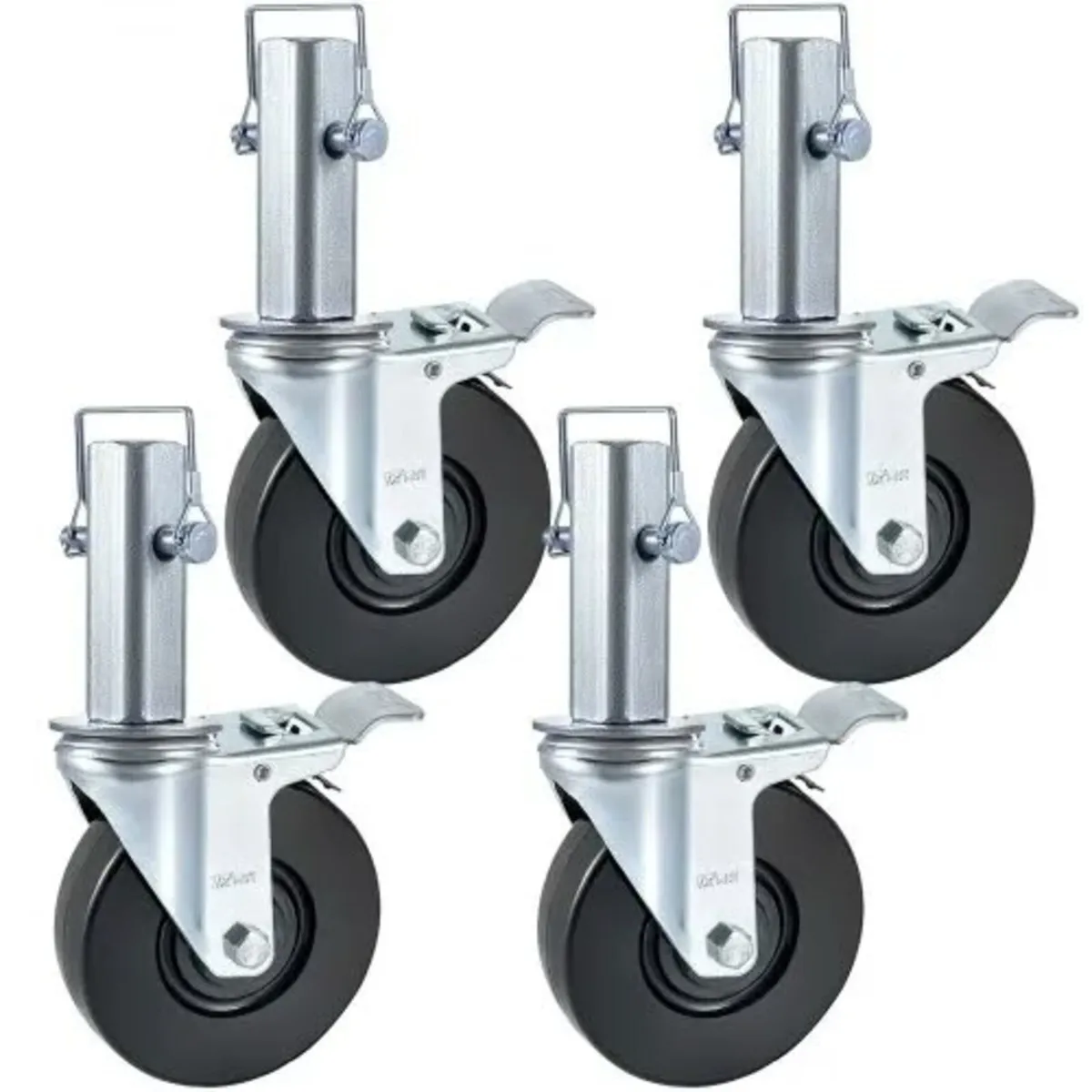 4 Pack 5"/12.7 cm Heavy Duty Scaffolding Rubber Sw - Image 1