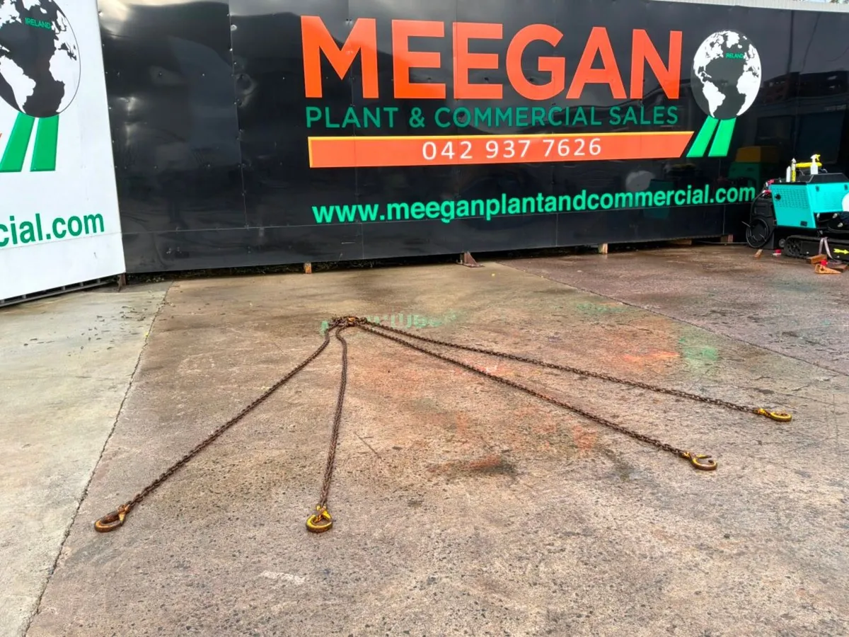 12ft x 10mm 4 leg brothers / Lifting chains....... - Image 2