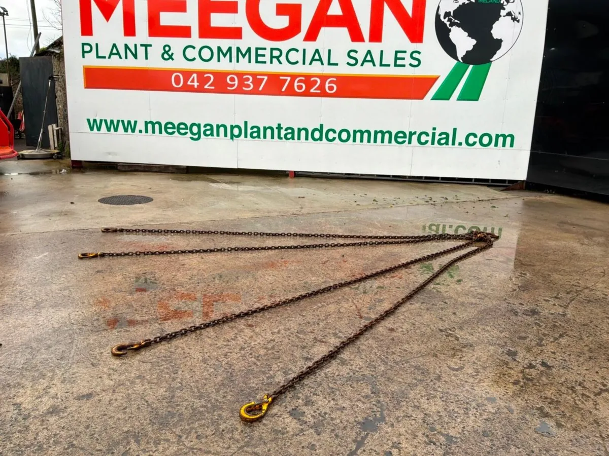 12ft x 10mm 4 leg brothers / Lifting chains....... - Image 4