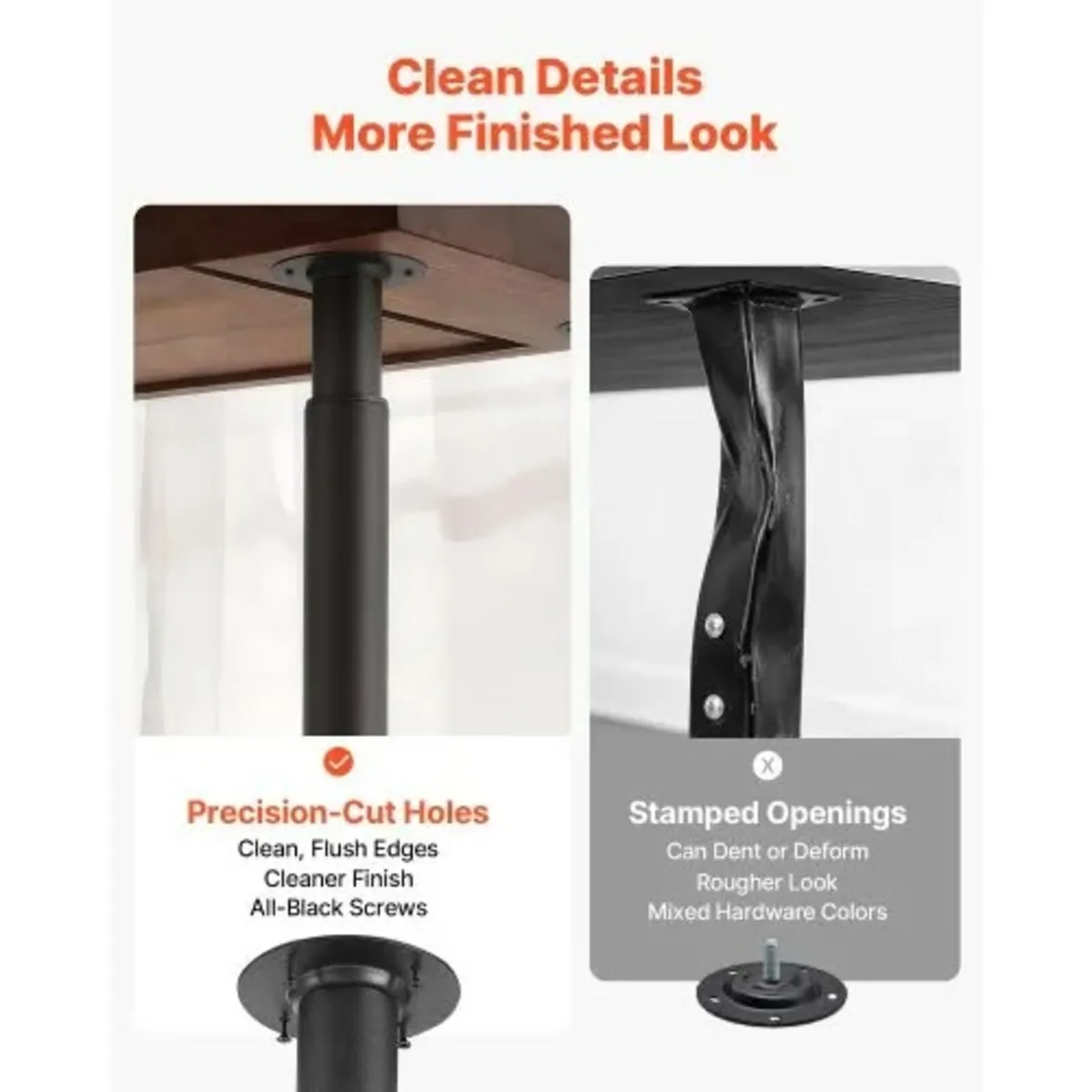 Adjustable Table Legs, 710-1100 mm Steel Furniture - Image 4