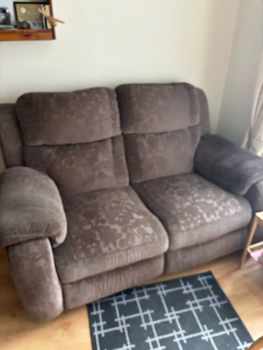 Double recliner couch - Image 1