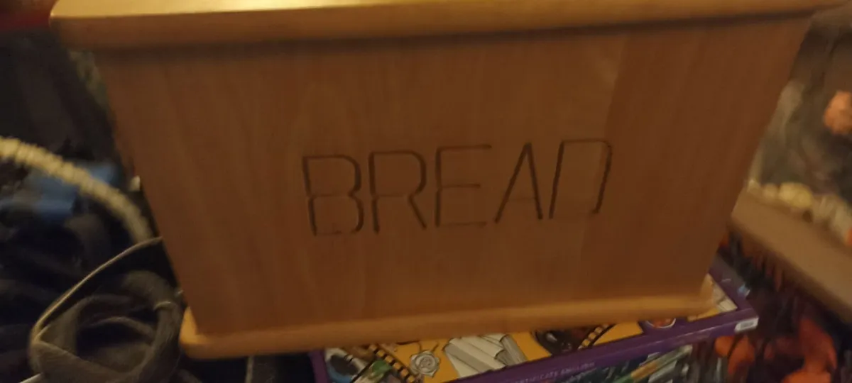 Wooden Bread Box - Image 1
