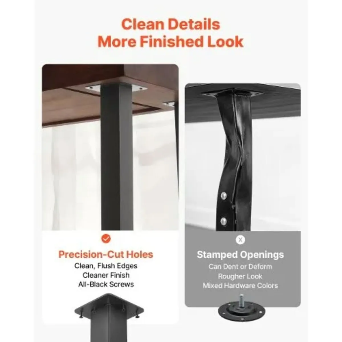 Adjustable Table Legs, 610-1016 mm Square Steel Fu - Image 4