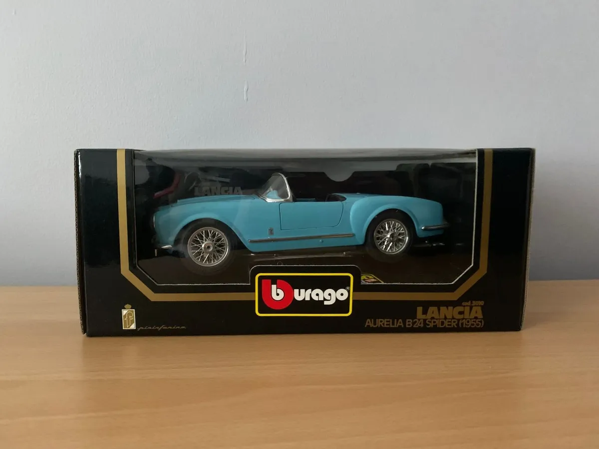 Lancia Aurelia B24 Spider 1955 1/18 Burago Model - Image 1