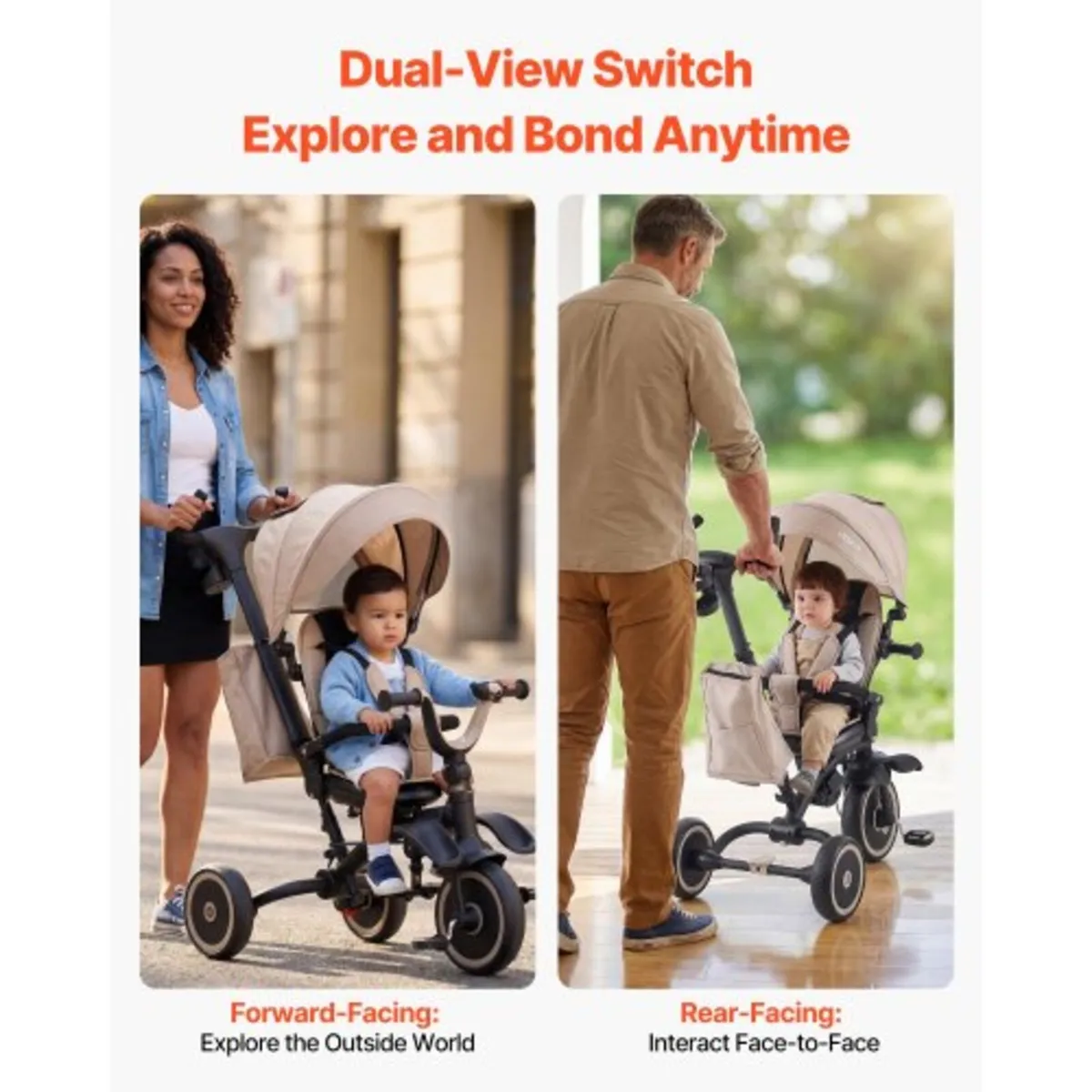 Toddler Tricycle & Stroller for 18 Months to 5 Yea - Image 2