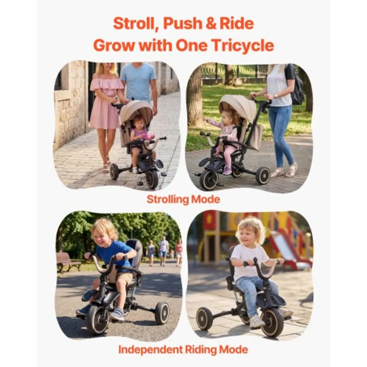 Toddler Tricycle & Stroller for 18 Months to 5 Yea - Image 4