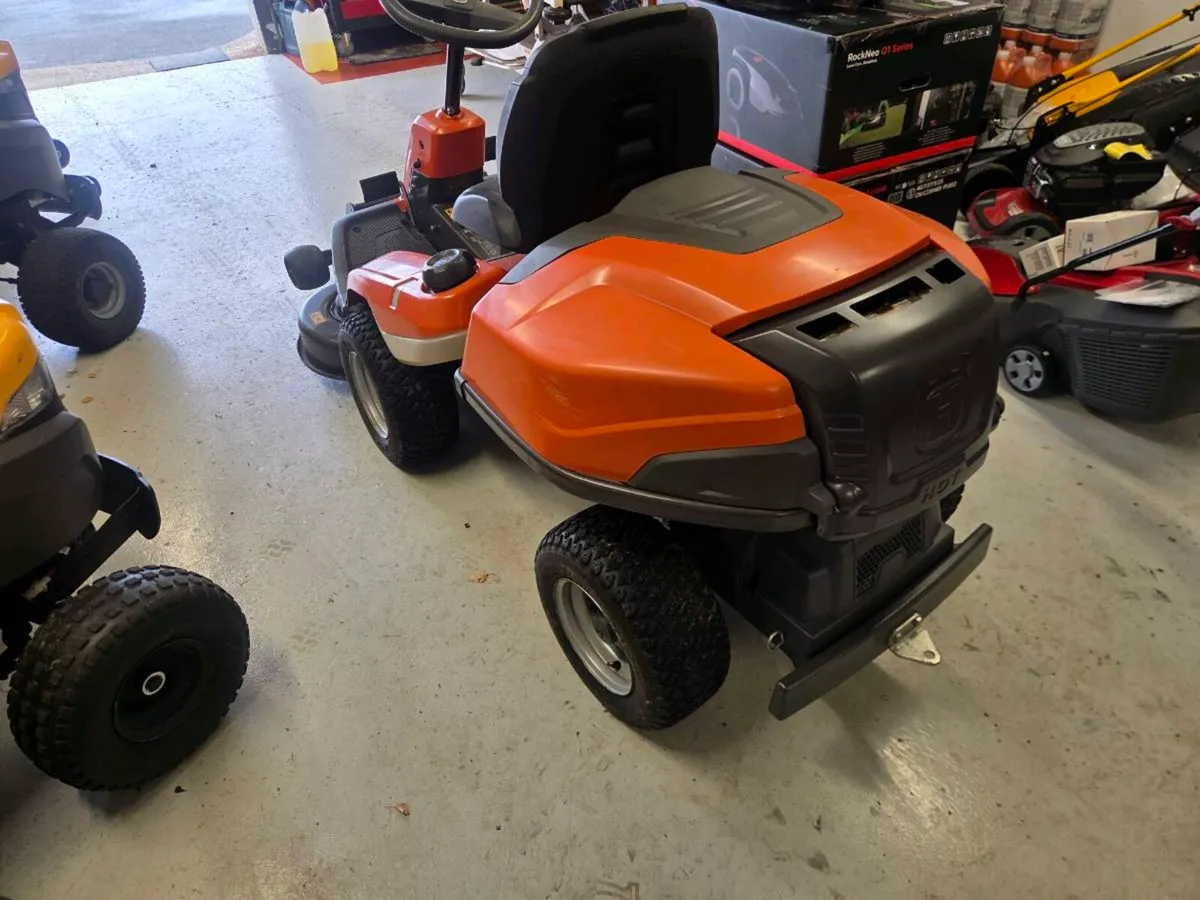 Front Deck husquvana lawnmower for sale - Image 3