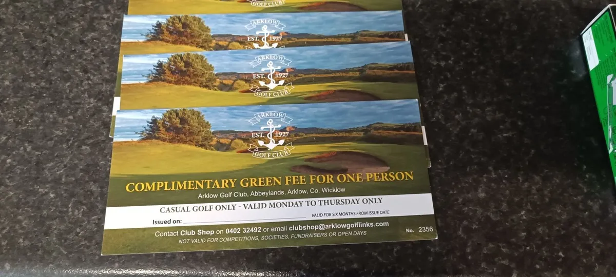 Golf voucher - Image 1