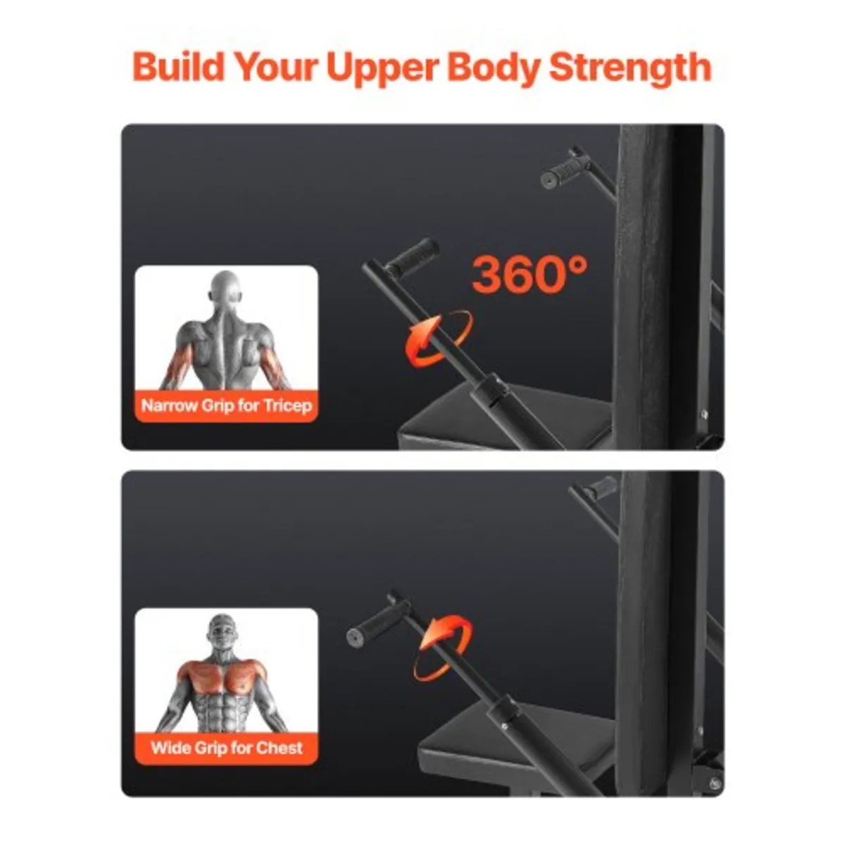Seated Dip Machine, Tricep Bicep Press Down Machin - Image 2