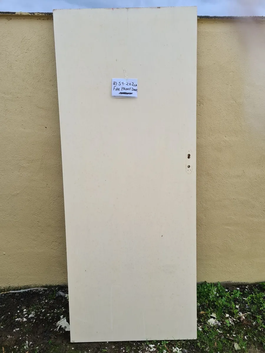 Solid Flush Fire-check door 81.5cm x 202cm