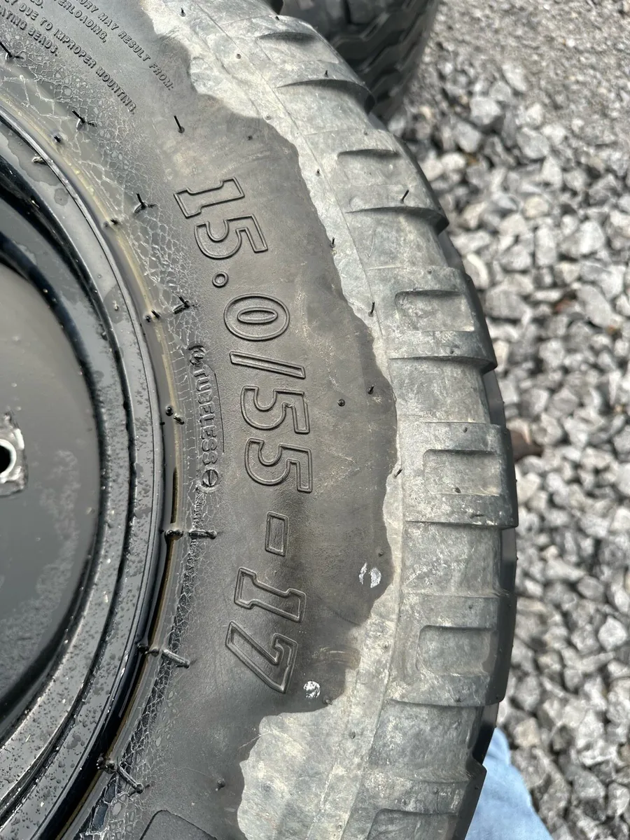 Flotation tyres and rims to suit thwaites - Image 2