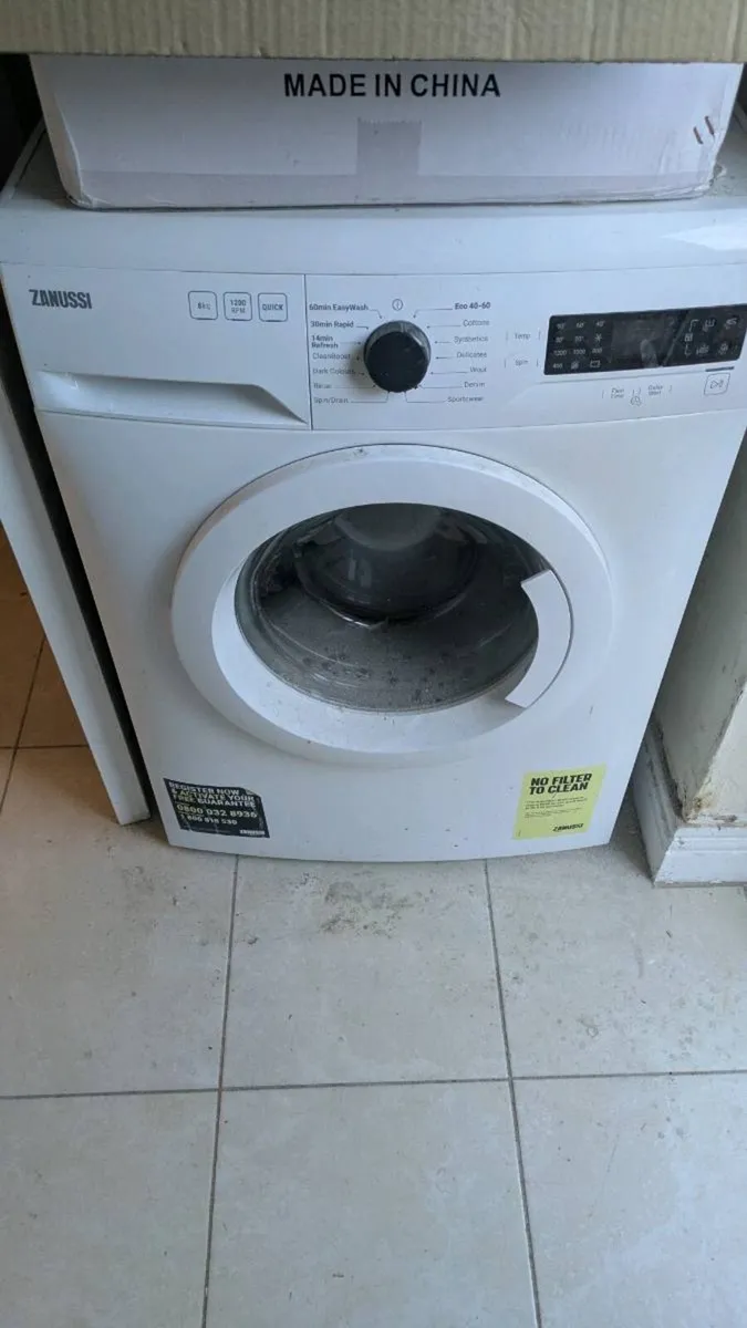 Zanussi 8kg washing machine