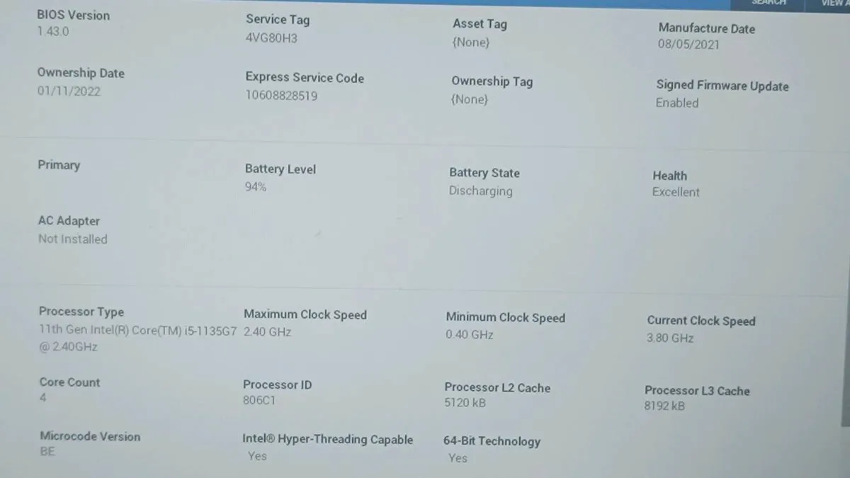 Dell 3500, i5 11th, 16Gb Ram, Windows 11 Pro - Image 2