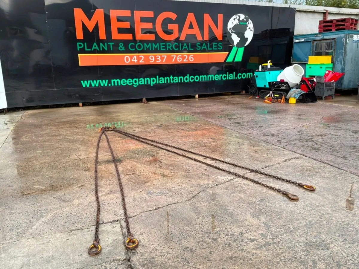 15ft x 10mm Lifting chains....4 leg brothers...... - Image 1