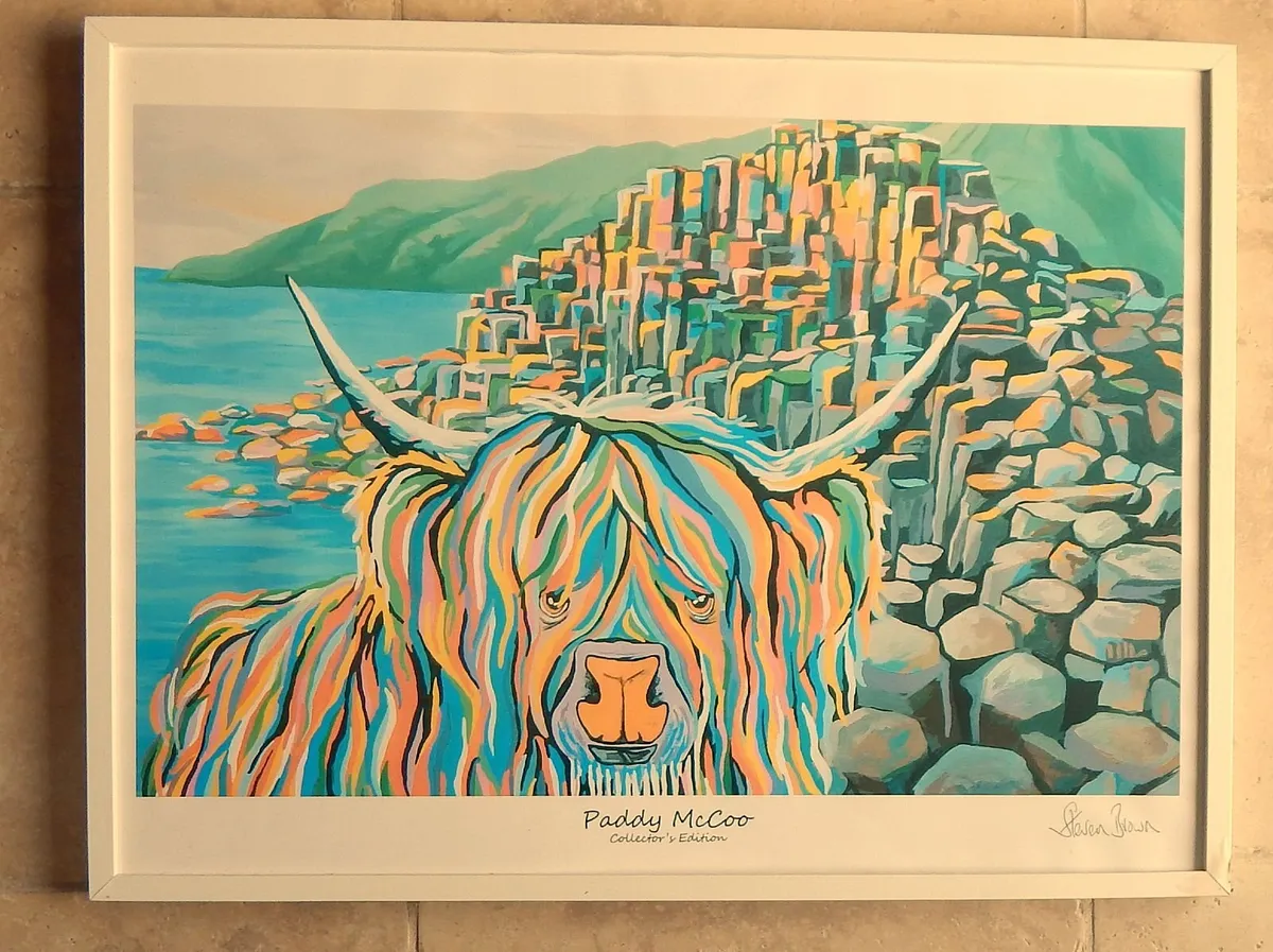 Pair of Large Stephen Brown Framed Prints - Image 2