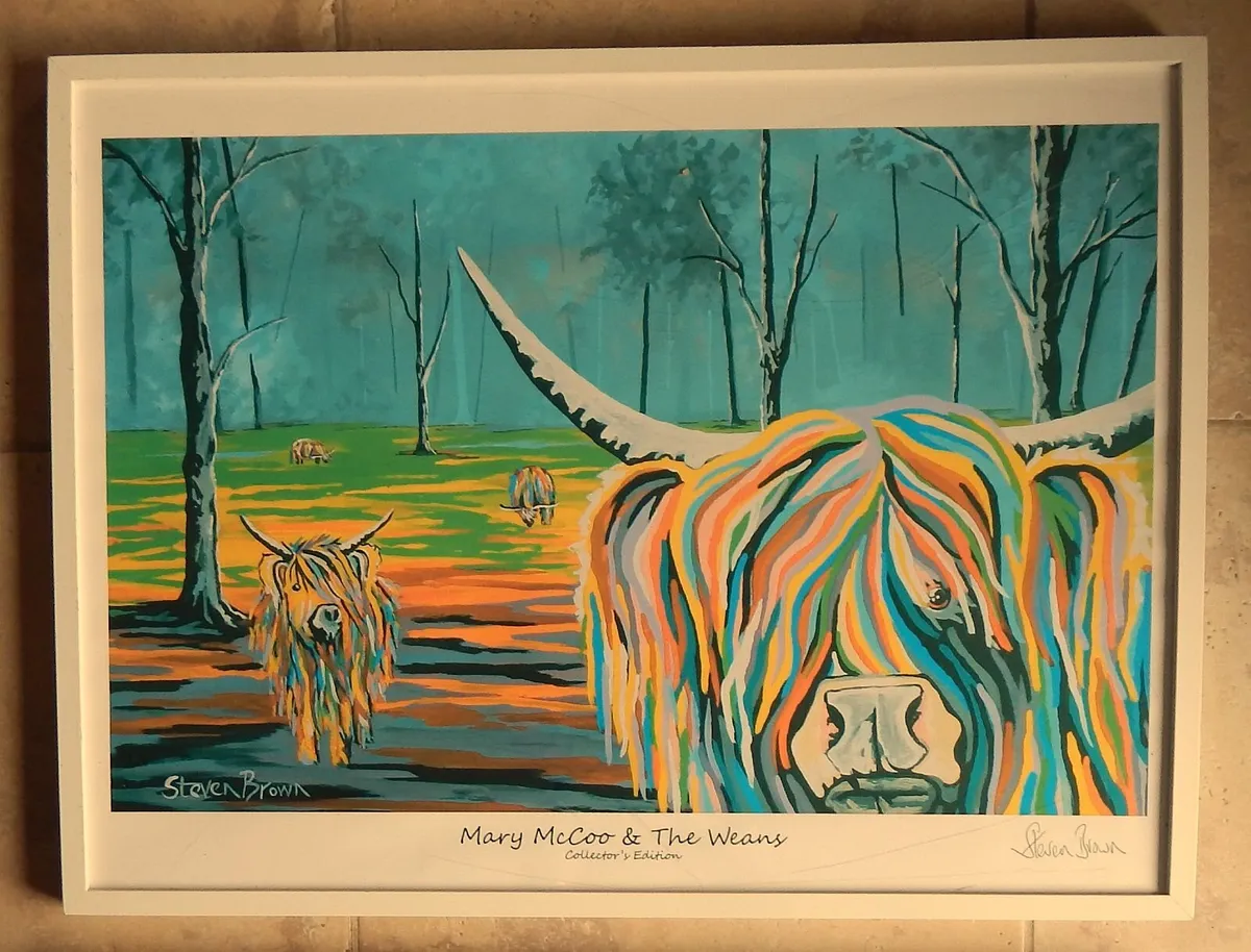 Pair of Large Stephen Brown Framed Prints - Image 3
