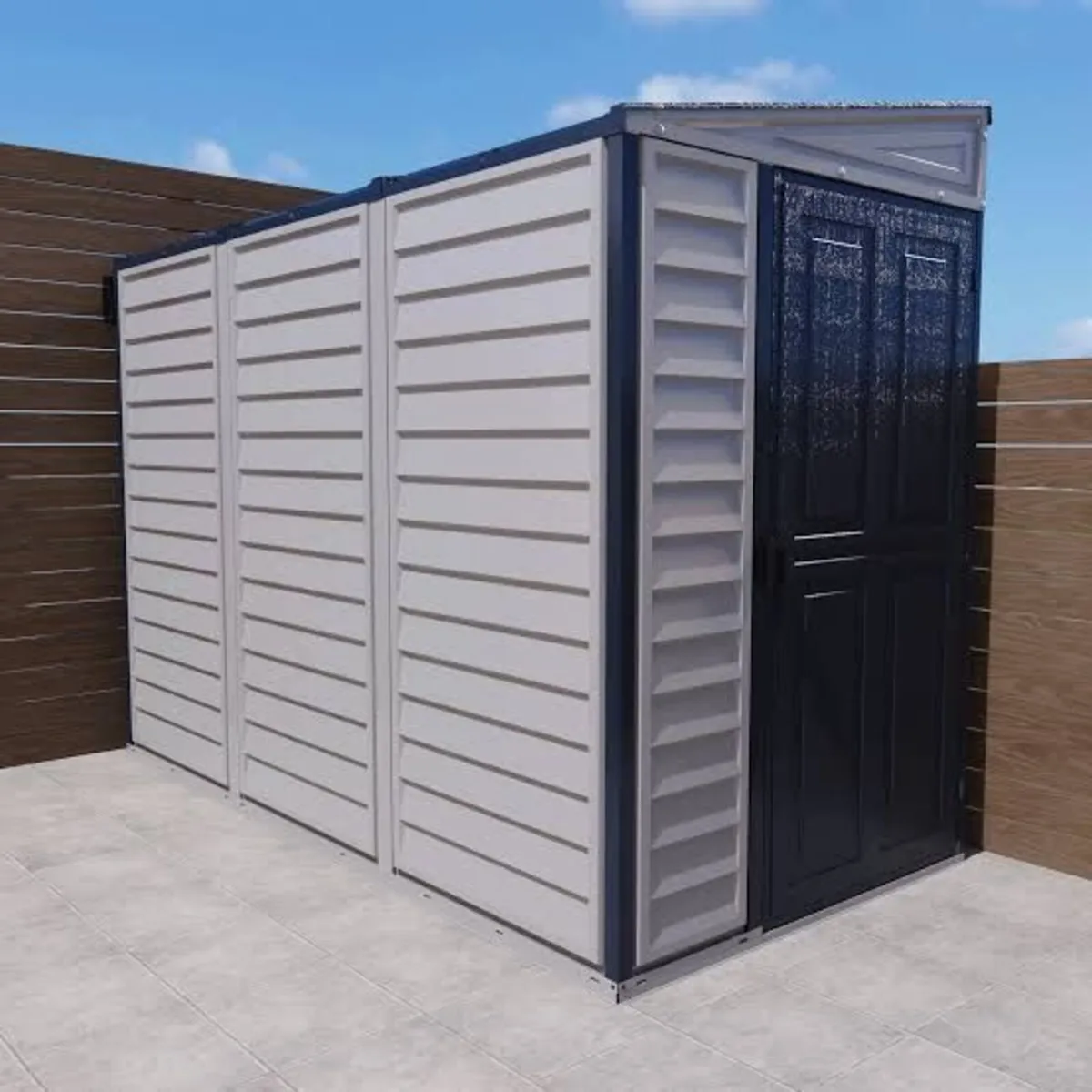 4x8 Duramax SideMate PLUS Vinyl Pent Shed – - Image 1