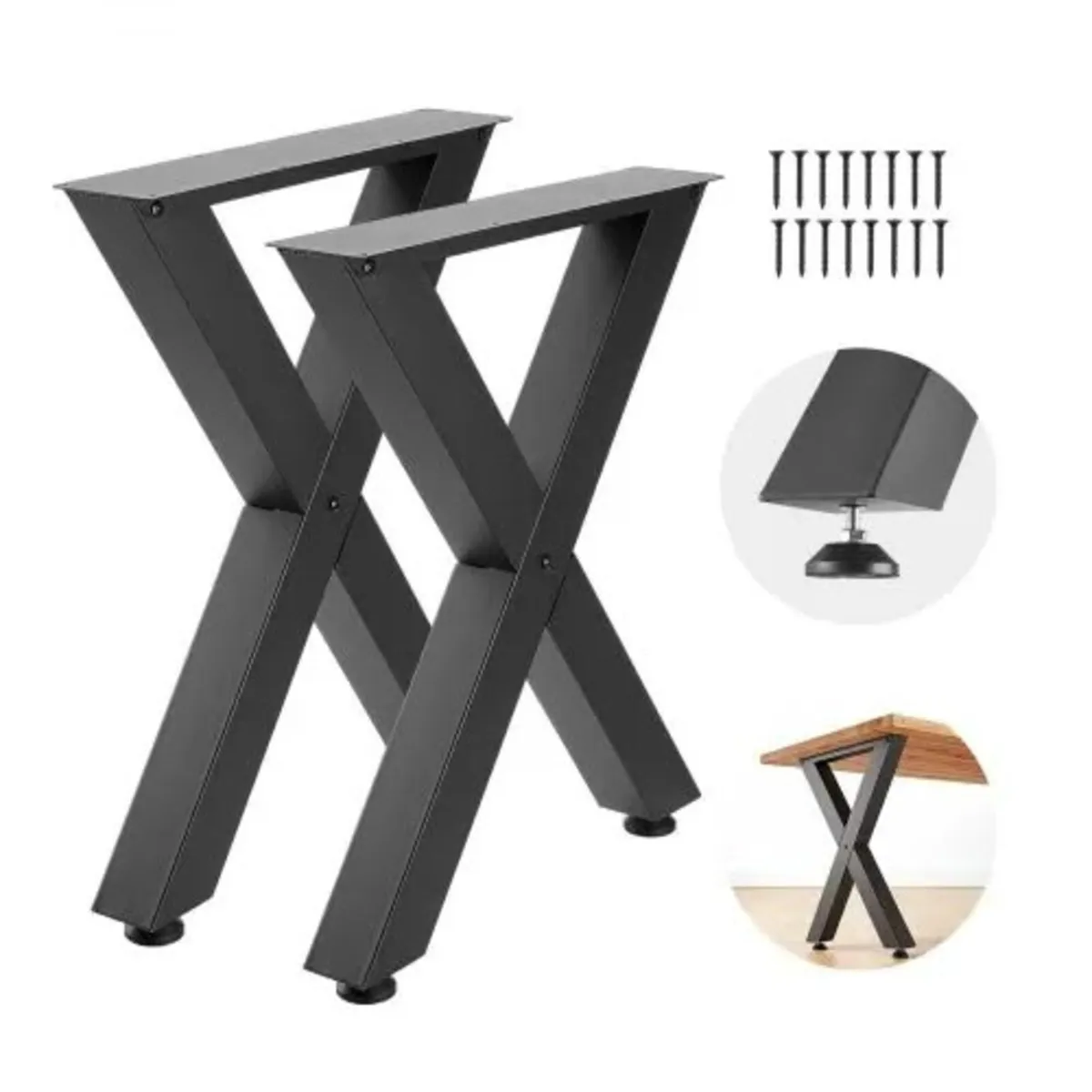 Table Legs, 750 x 600 mm (H x W) Steel Furniture L - Image 1