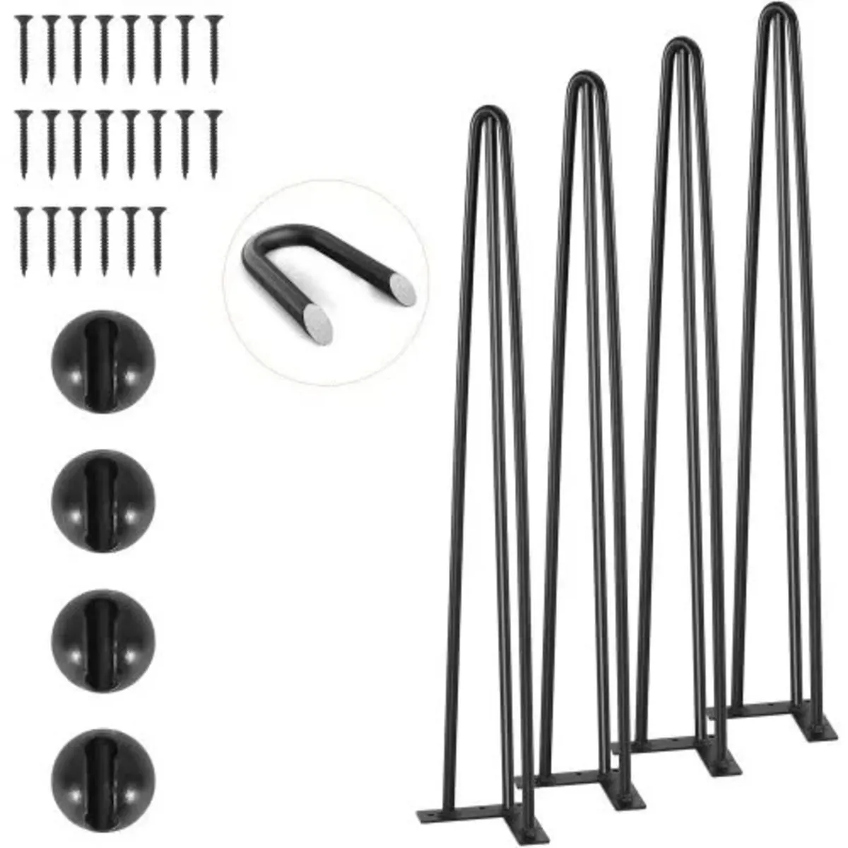 Hairpin Table Legs 0.7M, Set of 4 Desk Legs 408.2K - Image 1