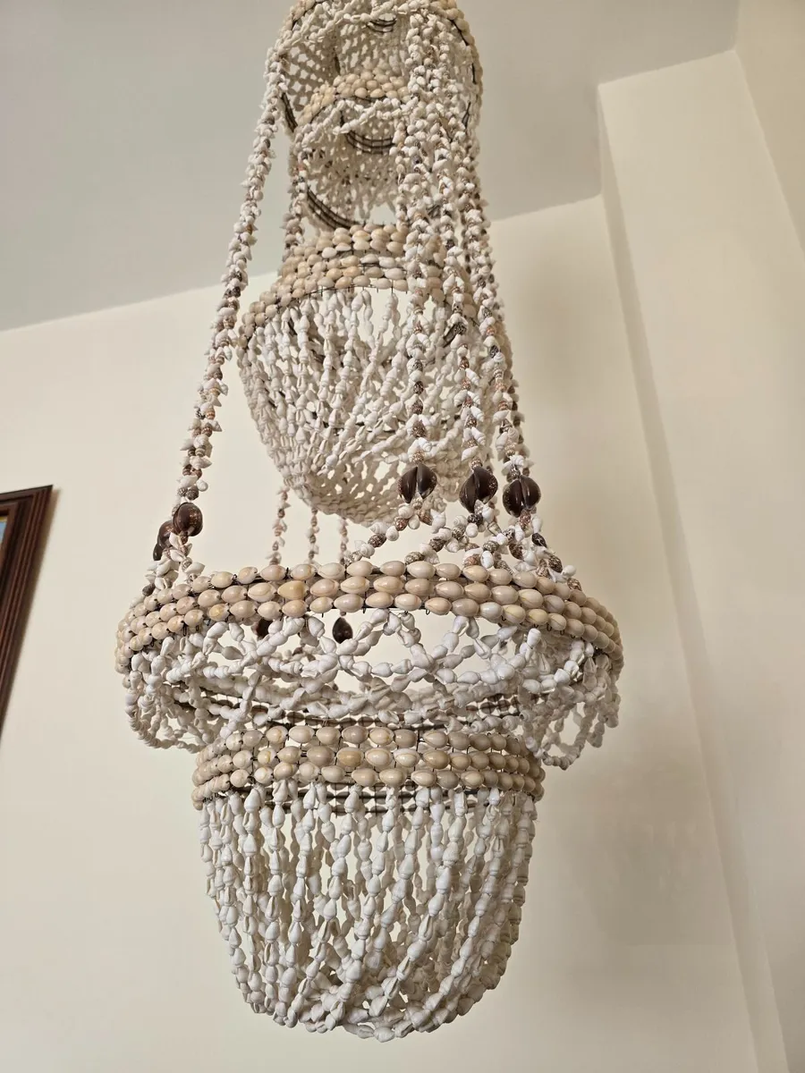 Stunning Bohemian Shell Chandelier - Image 2