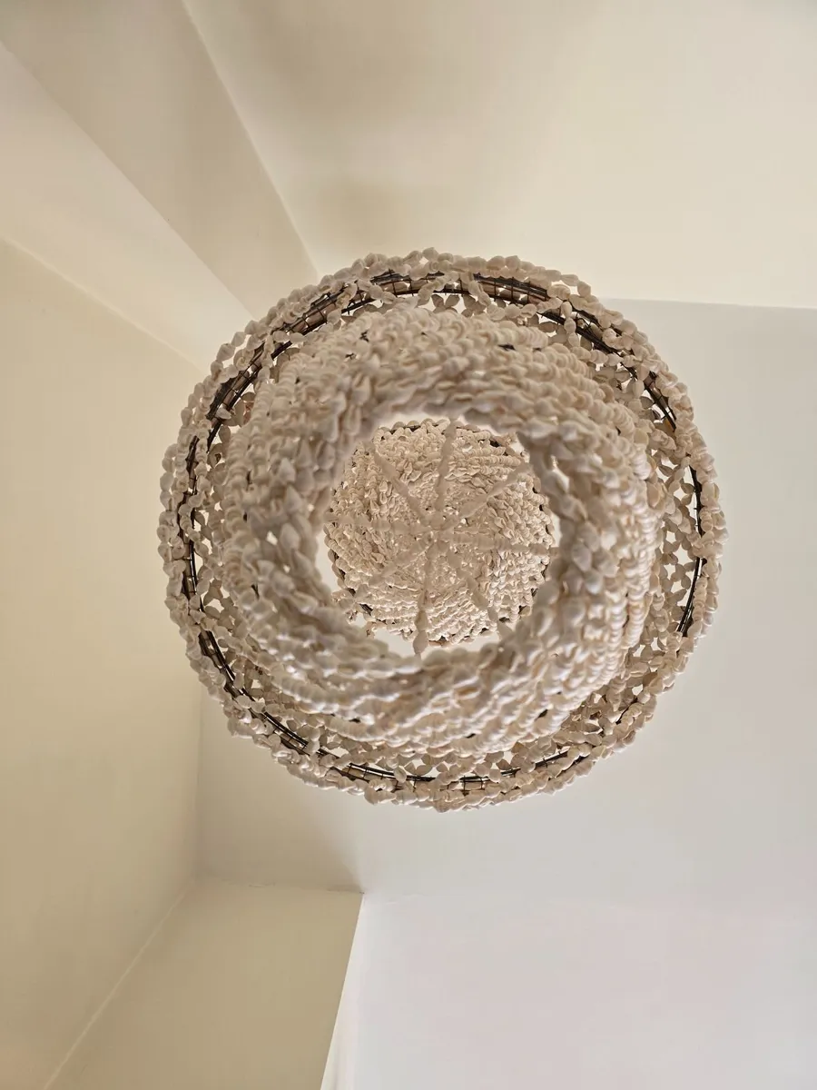 Stunning Bohemian Shell Chandelier - Image 3