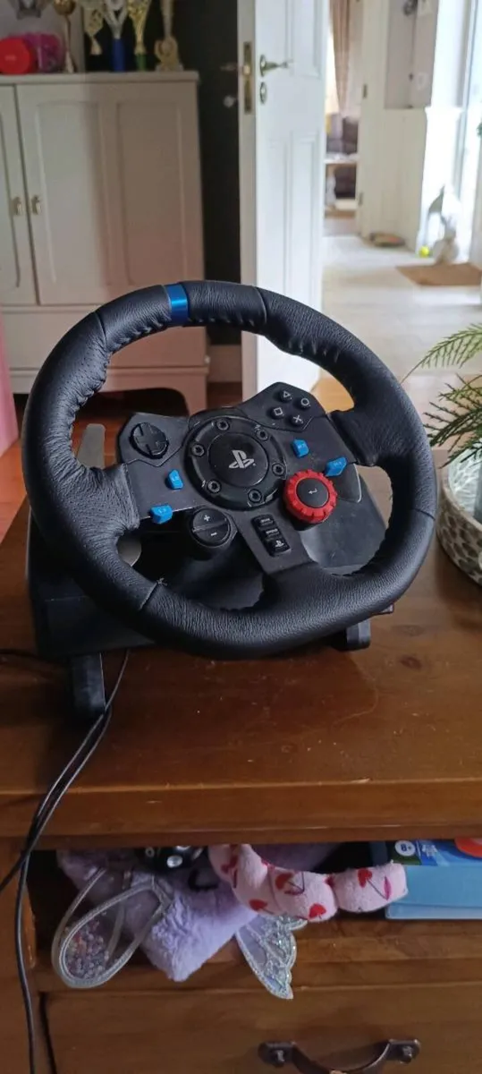 Logitech playstation steering wheel gear stick and - Image 4