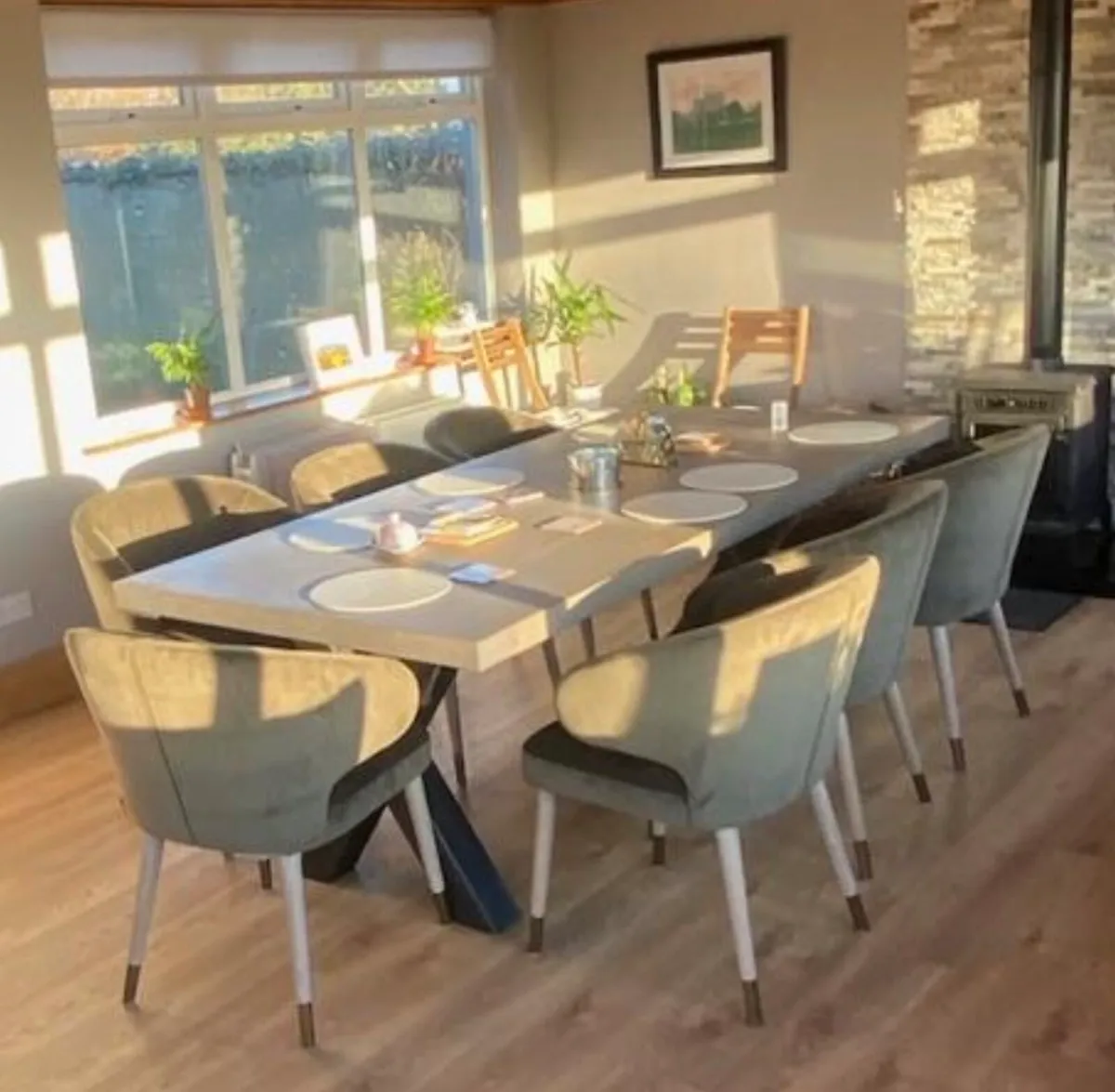 Oak kitchen table - Image 2