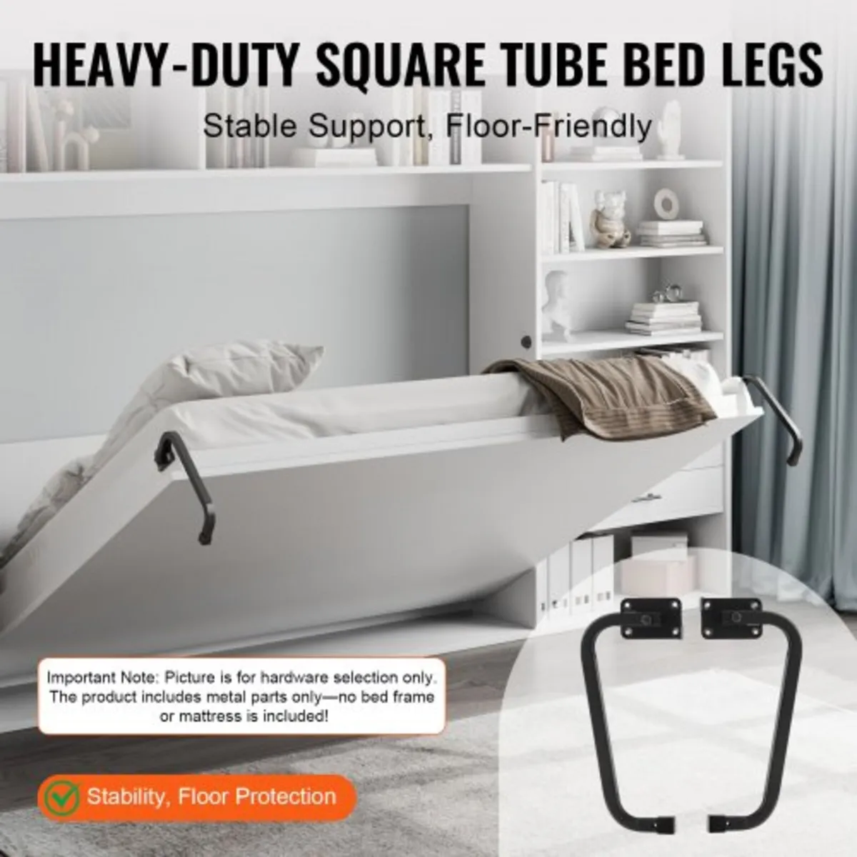 Murphy Bed Kit, Queen Size, Deluxe DIY Wall Bed Me - Image 4