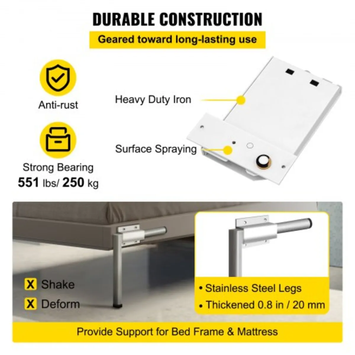 Murphy Mounting Wall Springs Mechanism Heavy Duty - Image 3