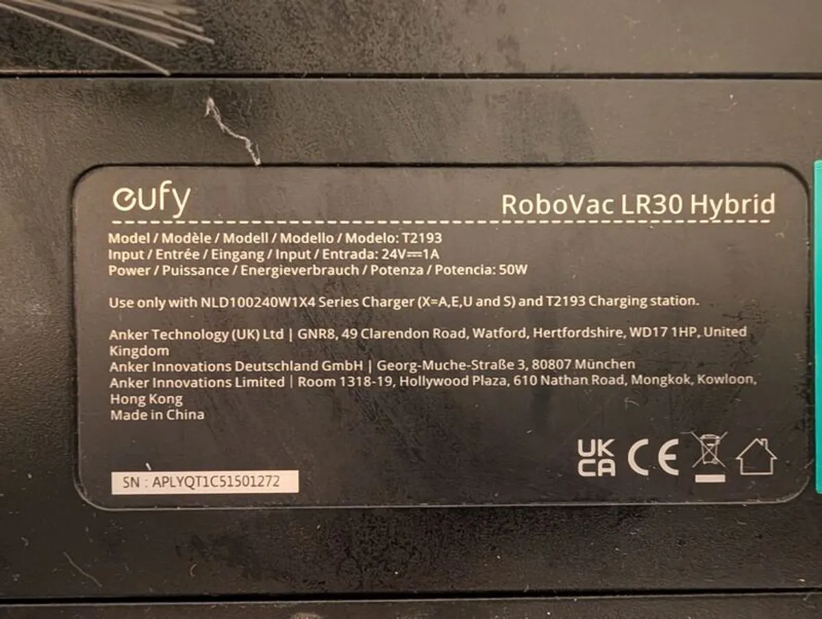 eufy RoboVac LR30 Hybrid Robot Vacuum Cleaner with Mop - Image 3