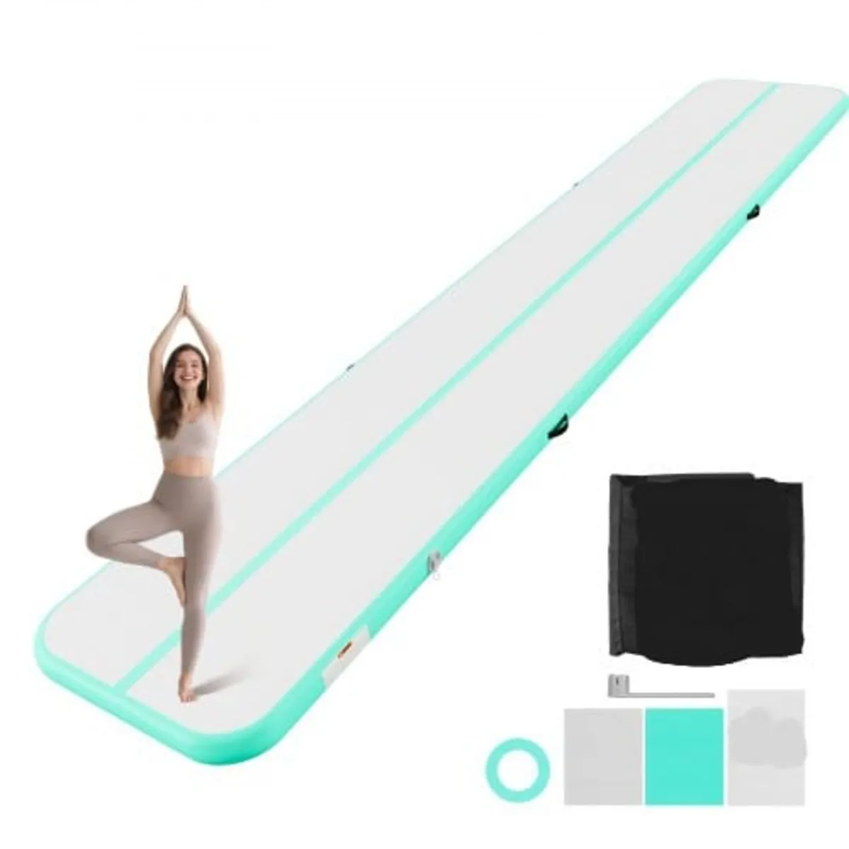 Inflatable Gymnastics Air Mat 6m Training Mats w/ - Image 1