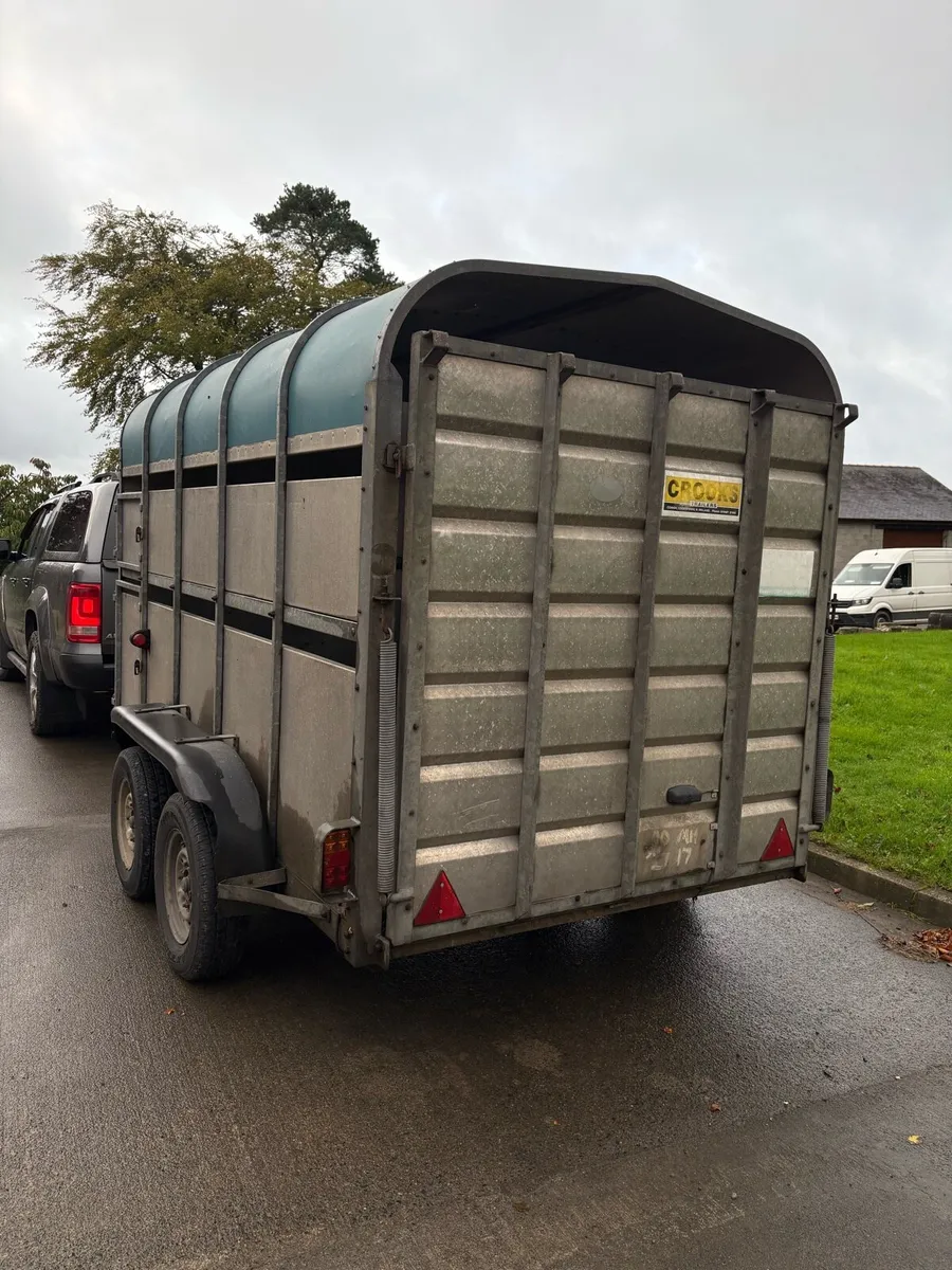 Crooks 10x5’6 livestock tailer - Image 1