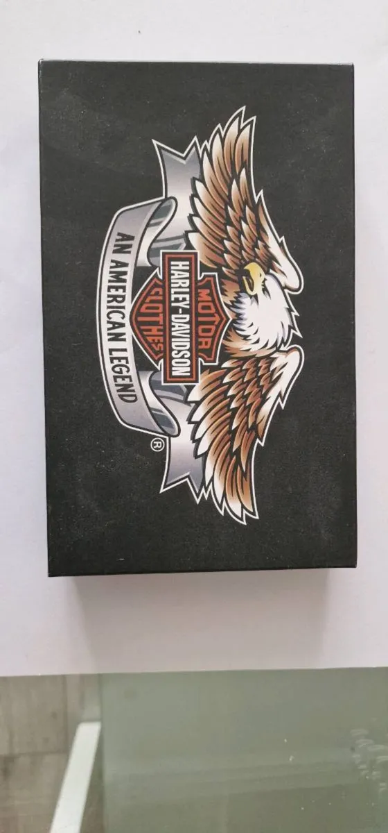 Genuine Harley wallet fold with money clip - Image 1