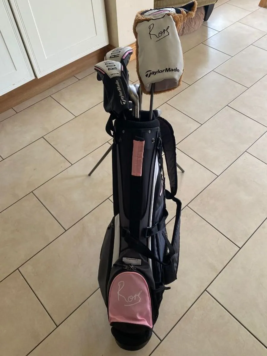 Taylormade Rory McElroy Pink Kids Golf set - Image 1
