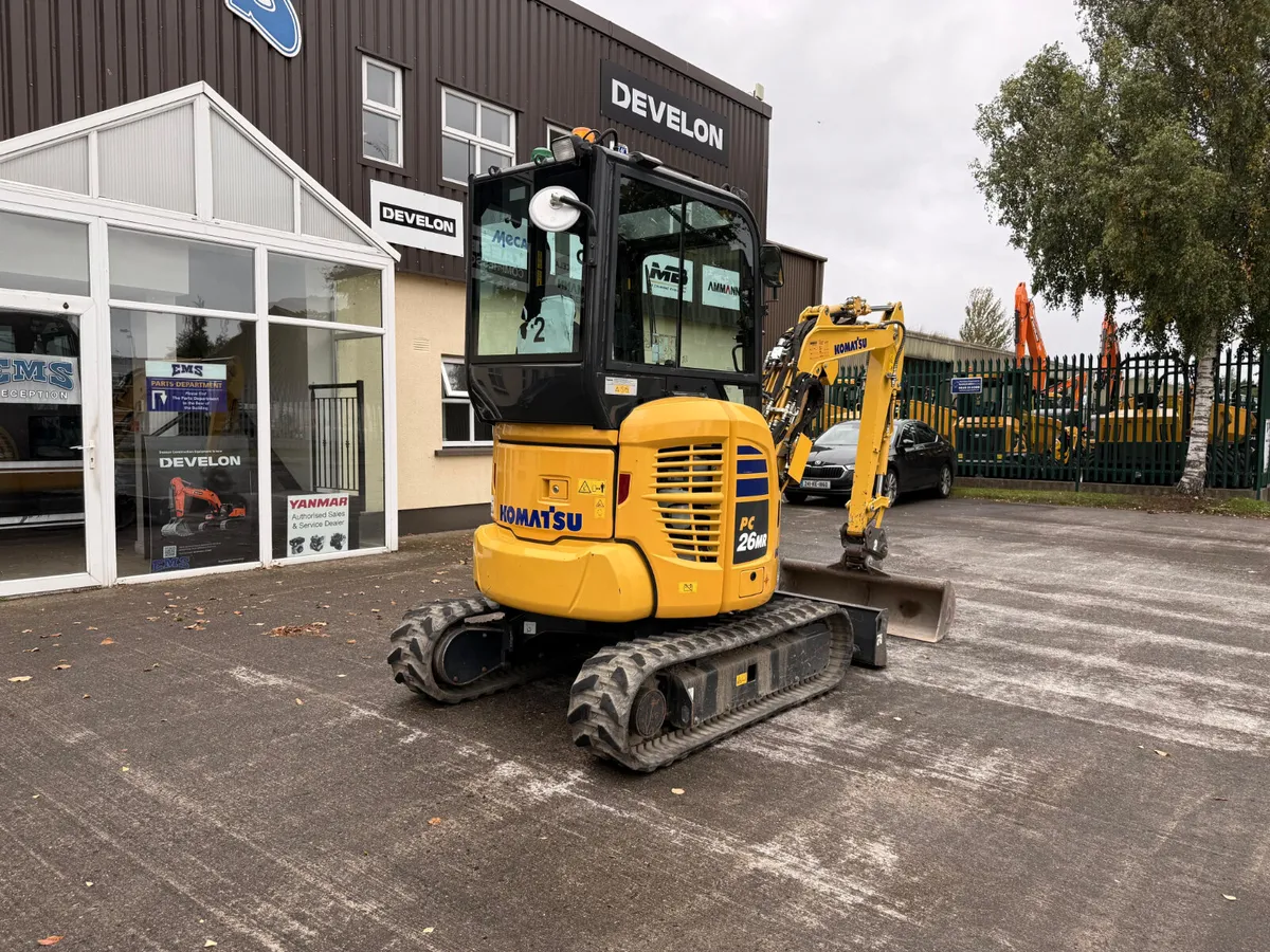 2022 Komatsu PC26MR-5 Excavator - Image 2