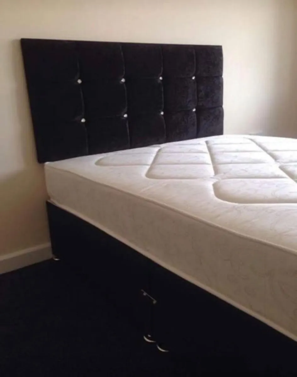New Divan Beds With Headboards And Mattresses - Image 4