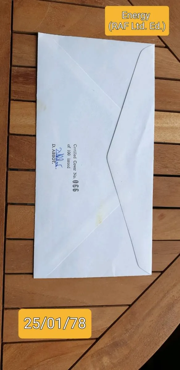 UK 1st Day Cover - Limited Edition 1978 - Image 2