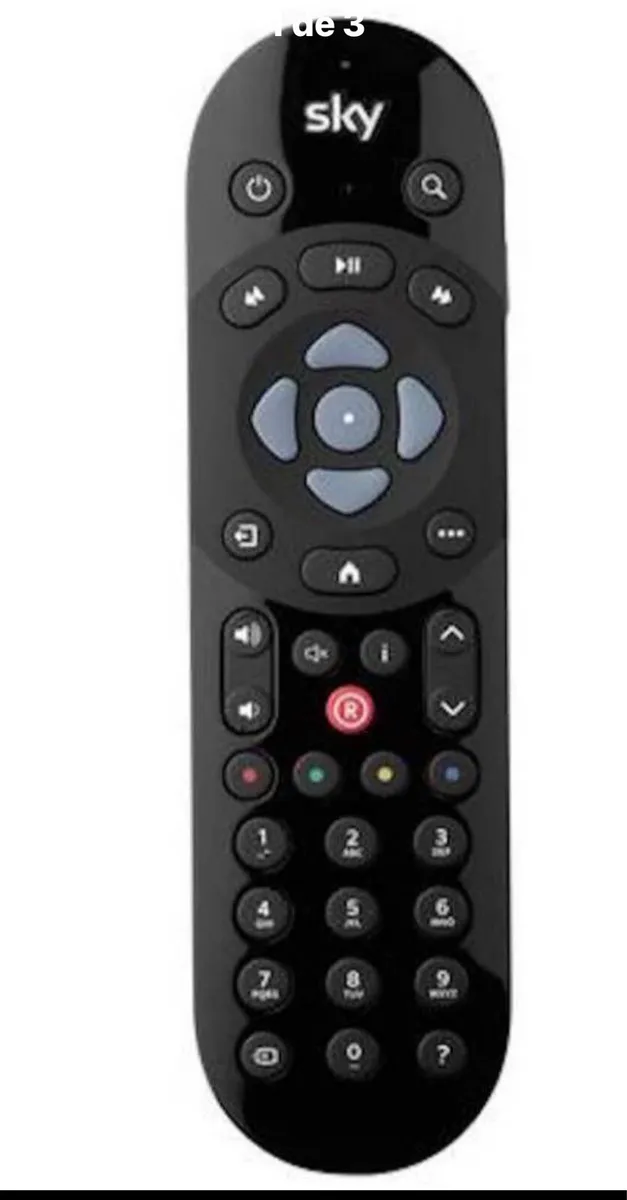 Sky Q Voice Remote Control - Black | SKY135