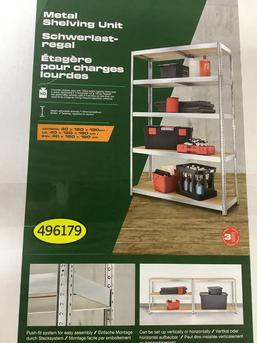 Metal shelving - Image 1