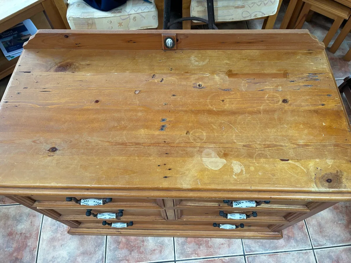 Pine Chest of Drawers - Image 2