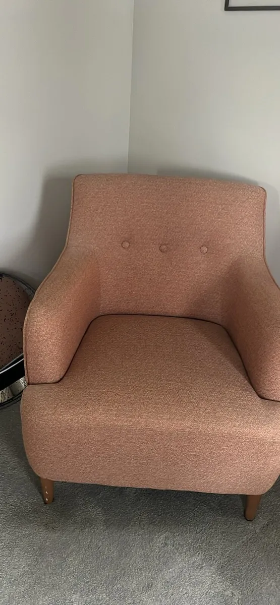 Next orange armchair - Image 2