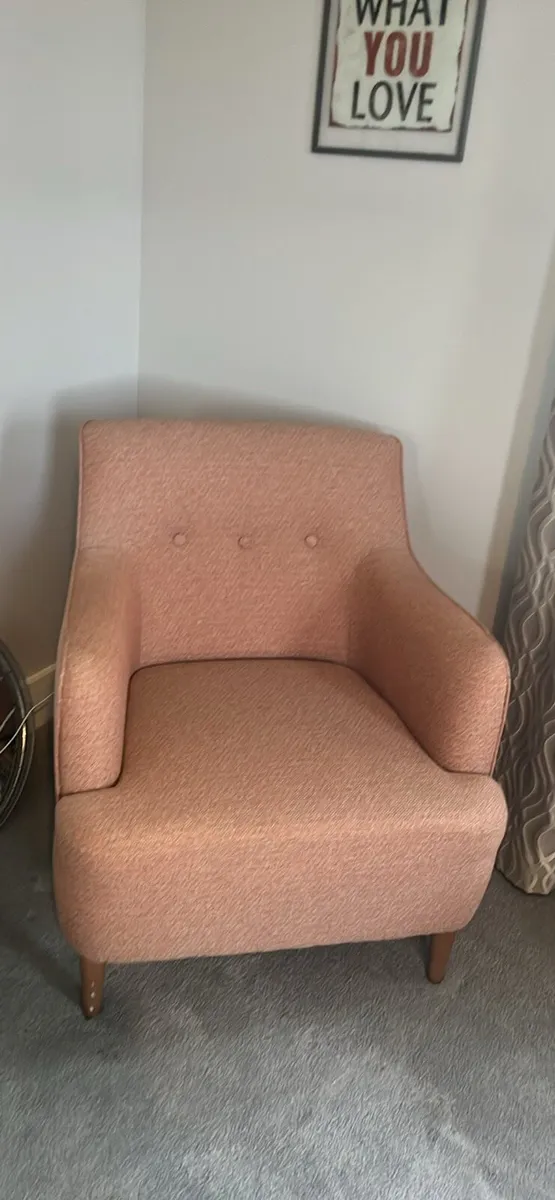 Next orange armchair - Image 1