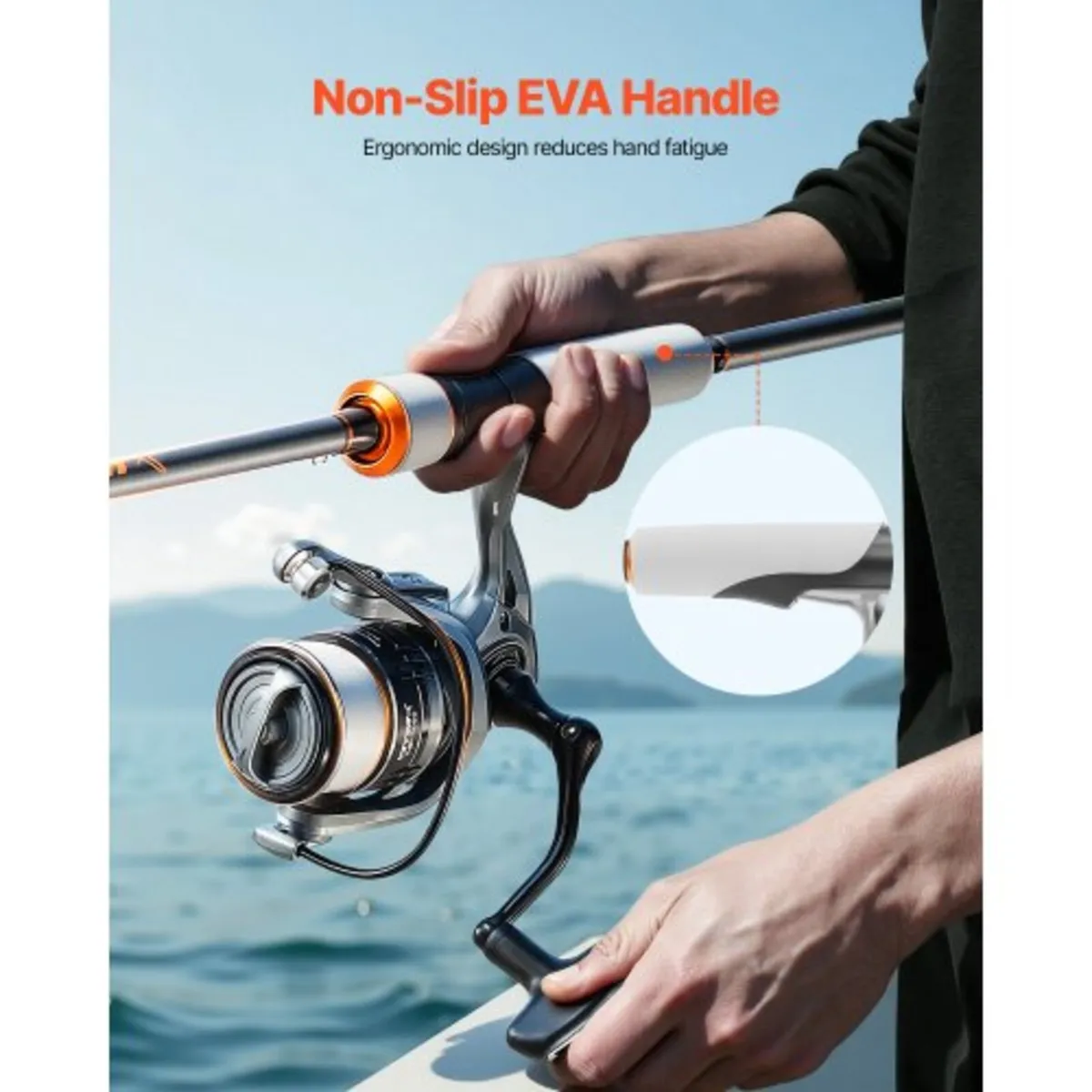 Rod and Fishing Reel Combo, IM7 Carbon Fiber Spinn - Image 3